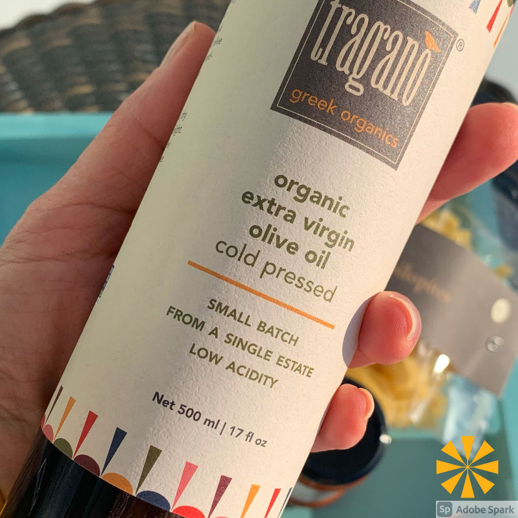 Tragano Greek Organics single source extra virgin olive oil from Greece