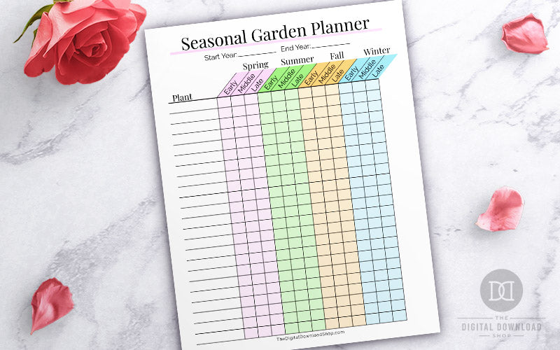 excel garden planner