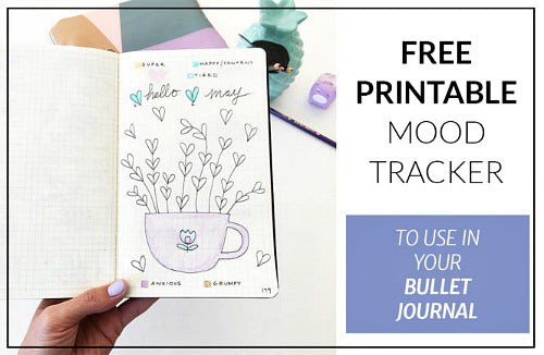 10 Bullet Journal Inserts You Need- The bullet journal is a great way to organize and plan out your life. But drawing all your own bujo pages takes time! Save time and start planning faster with these printable bullet journal inserts! | bullet journal downloads, journaling, free bullet journal pages, planner addict, habit tracker, books to read, mood tracker #bullet journal #bujo #planner #printable