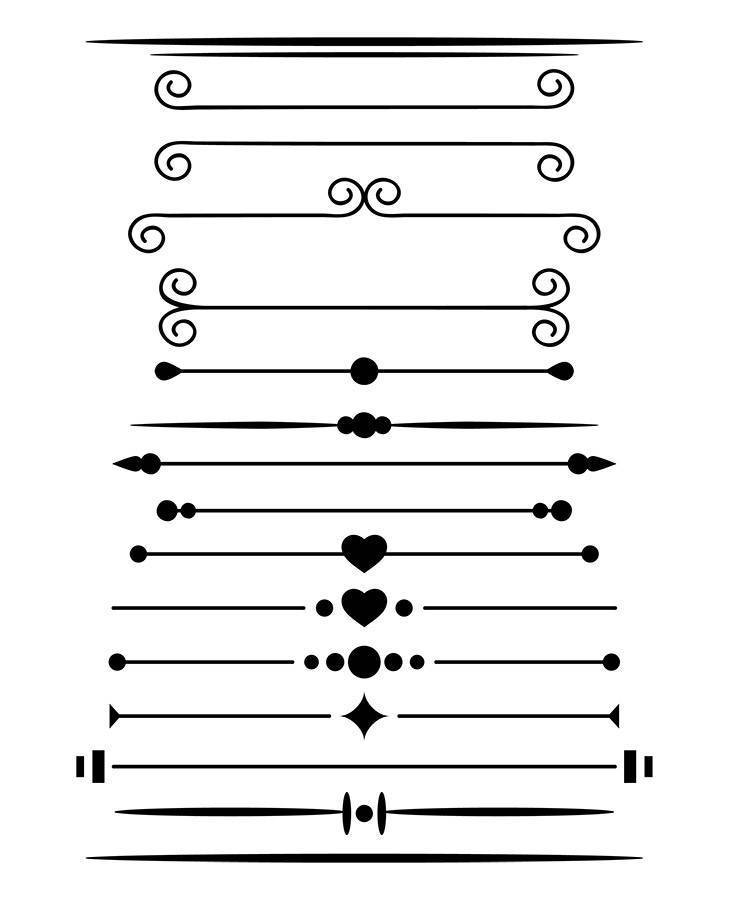 simple divider line design