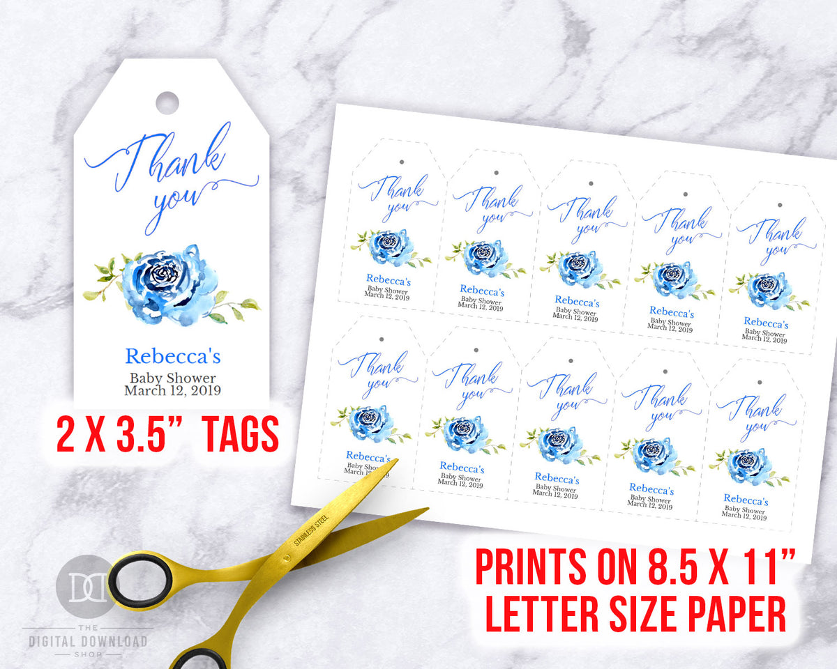 Free Printable Baby Boy Shower Gift Tags