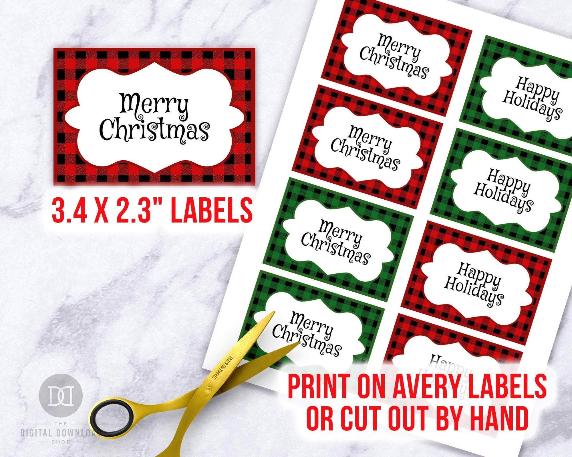 google docs avery christmas label template