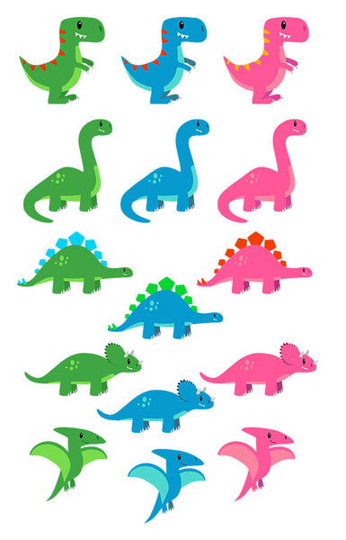 Cute Dinosaur Clipart | The Digital Download Shop