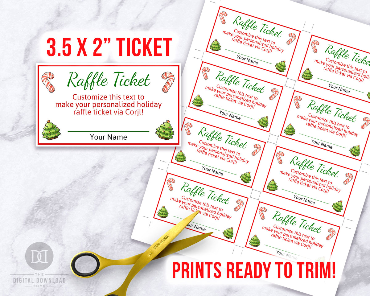 free raffle ticket template for mac