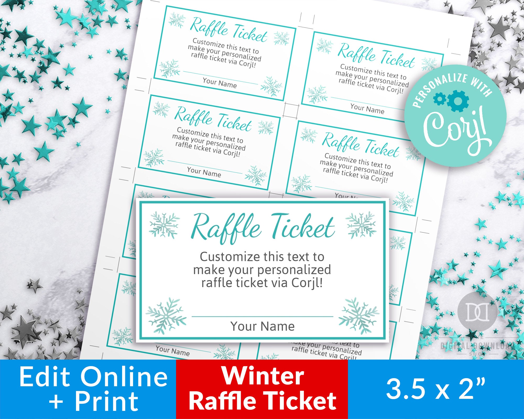 free raffle ticket template for mac