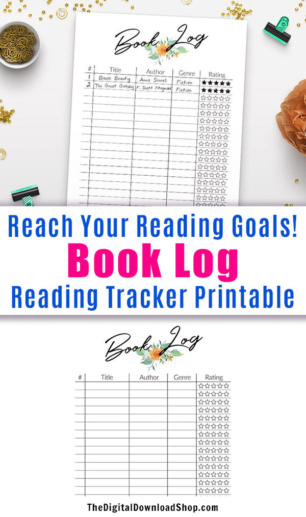 Reading Tracker Printable