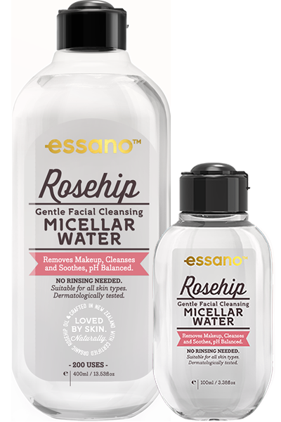 Rosehip Gentle Facial Cleansing Micellar Water - essano