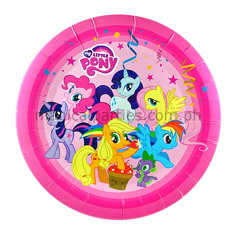 my little pony plates