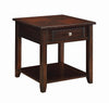 Square 1-shelf End Table Walnut - What A Room