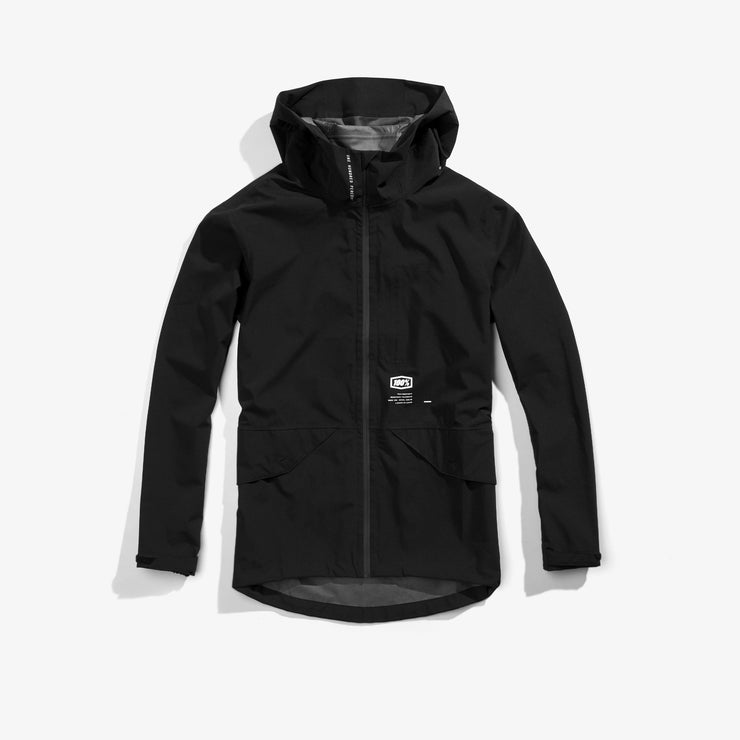 100% - HYDROMATIC PARKA LIGHTWEIGHT WATERPROOF JACKET - BLACK ...