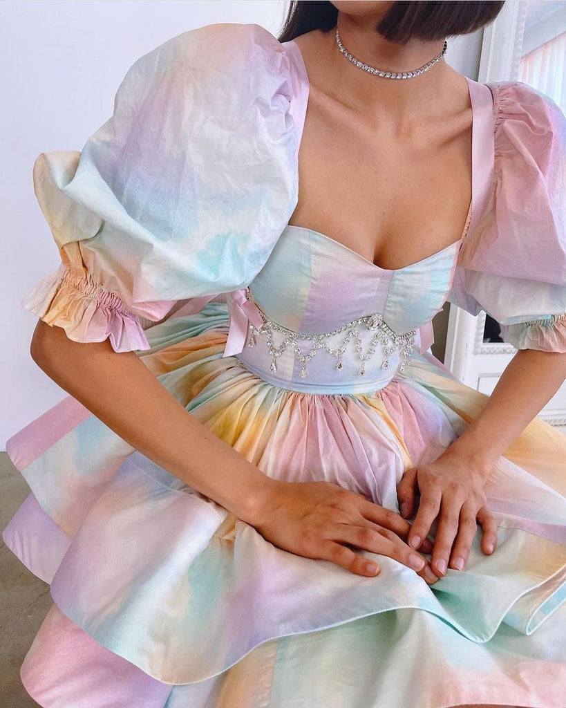 Pastel Rainbow Quinn Dress – Ains and Elke StyleHaus