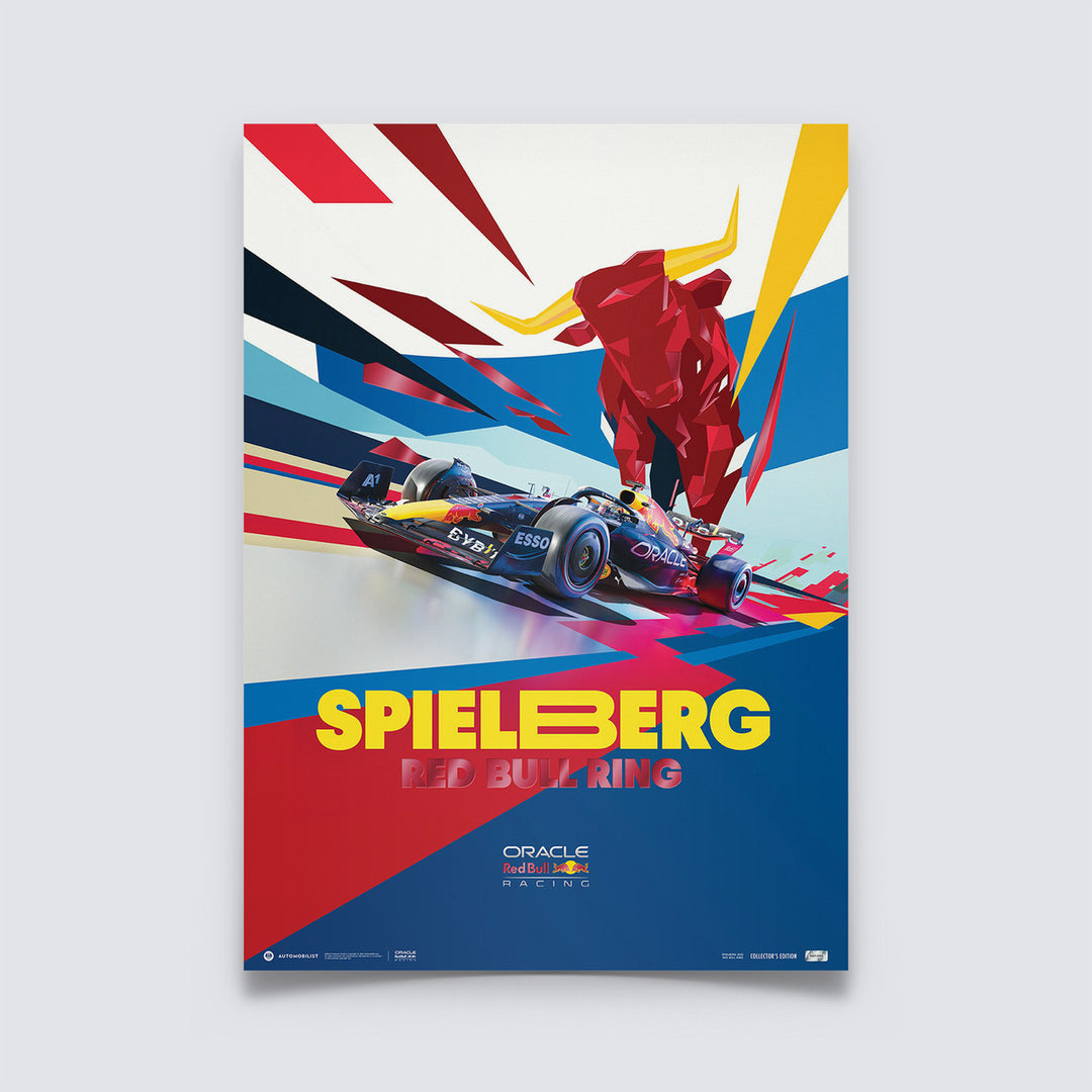 Art Print Oracle Red Bull Racing - Max Verstappen - Dutch Grand Prix - 2022, (40 x 50 cm)