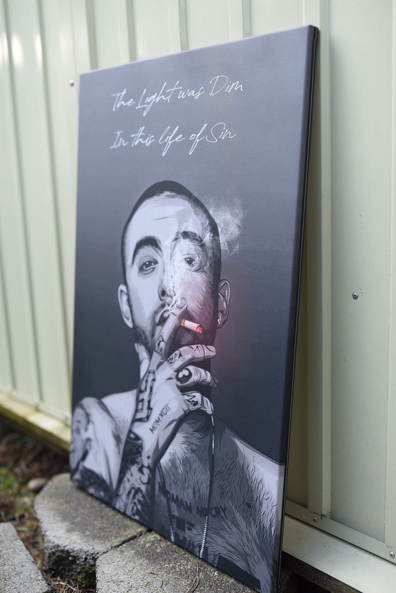 mac miller smoking poster