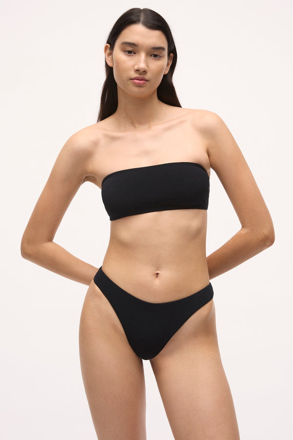 AVA STRING BIKINI BOTTOM- BLACK, BAYTHE