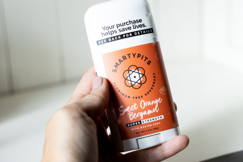 Smarty Pits, Sweet Orange Bergamot, Super Strength, Deodorant, 