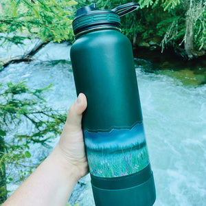 Wildflower Walk 32oz Stainless Steel Water Bottle