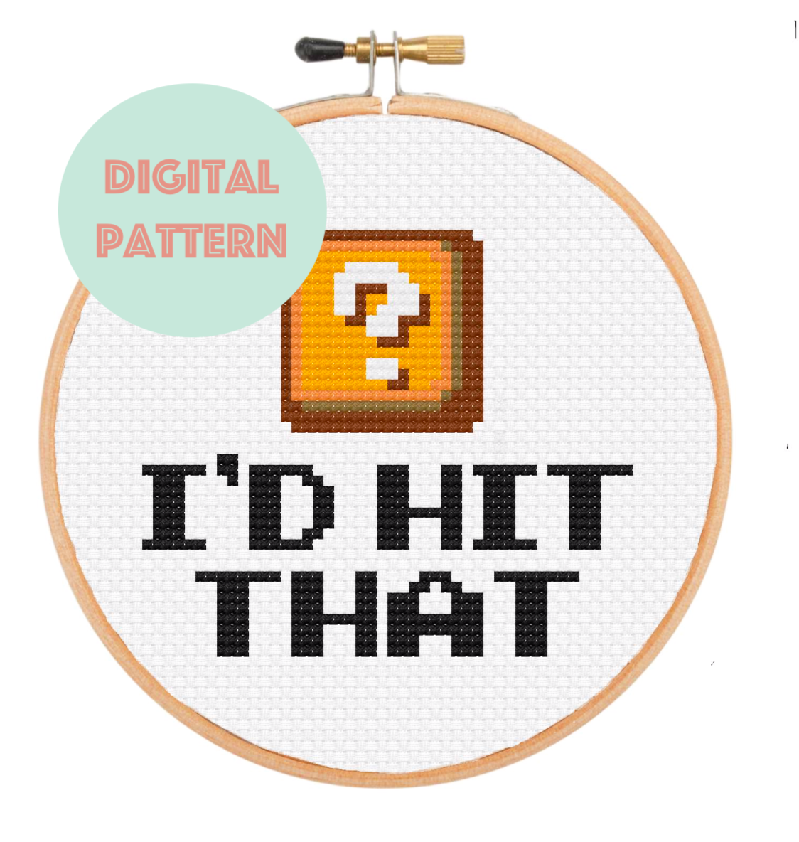 I'd Hit That Cross Stitch - PDF Instructions