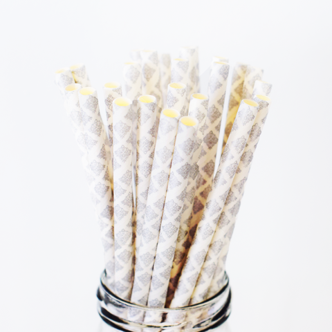 Red Cheers 25pc Paper Straws