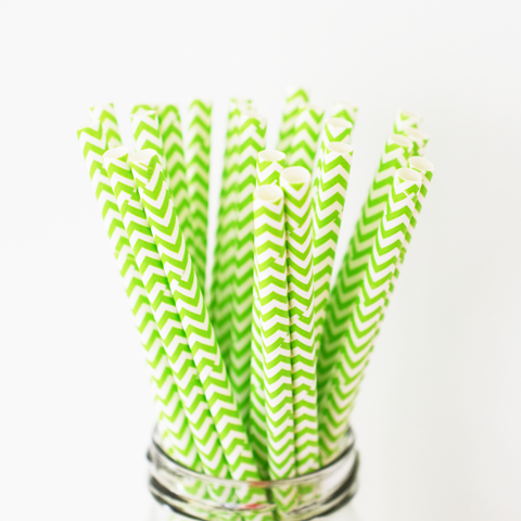 Striped Red Paper Straws - 25 Pieces – TheCloudFactory