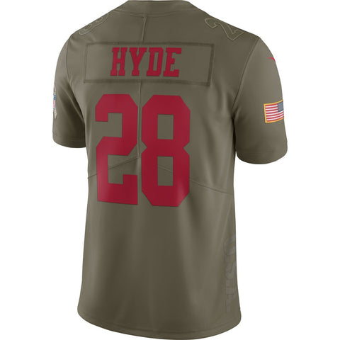 salute to service 49ers jersey