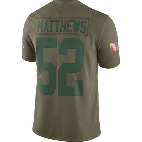clay matthews salute to service jersey