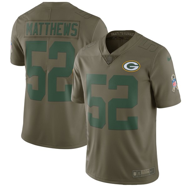 Nike NFL Green Bay Packers #52 Clay 