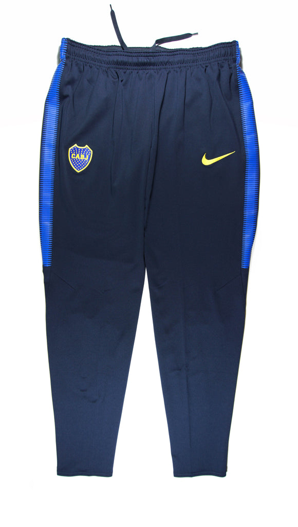 NIKE Authentic Boca Juniors Dry Squad Training Pants Home 2017 - 2018