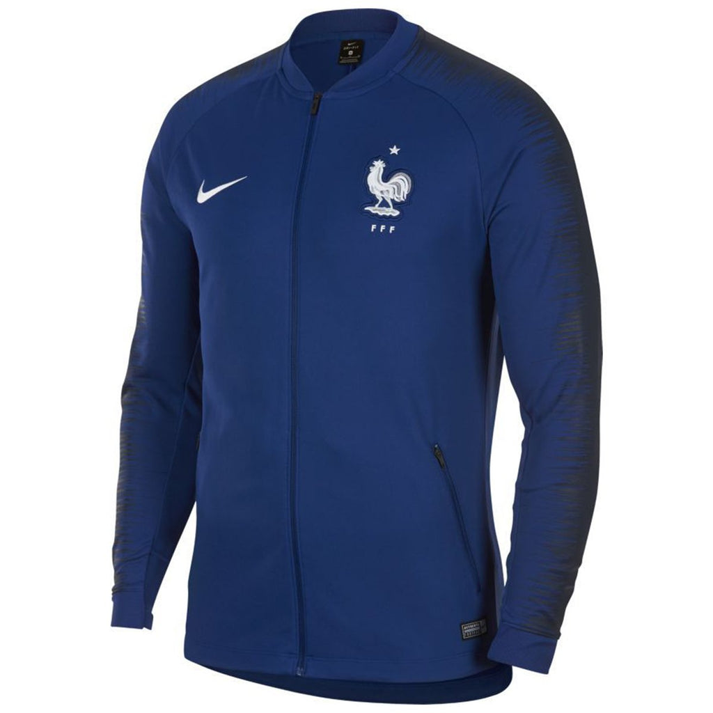 Nike 2018/19 France Team Jacket 893590-455 Royal Blue brandshoper.com