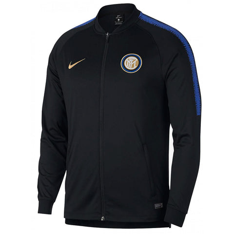 Nike Official 2018-2019 Inter Milan Dry Squad Jacket 919976-010 Black ...