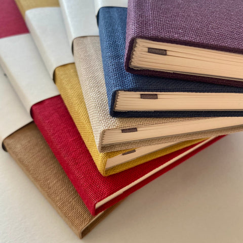 natural canvas notebooks