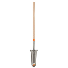 Lopata ingusta classic pentru sant , 15 cm , cu coada lunga din lemn lunga, l 166 cm Truper