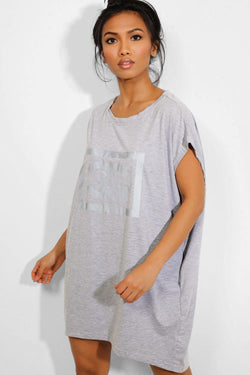 reflective t shirt dress