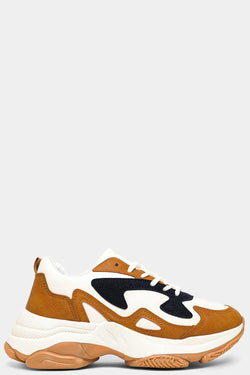 Camel Navy Colourblock Mixed Tones 