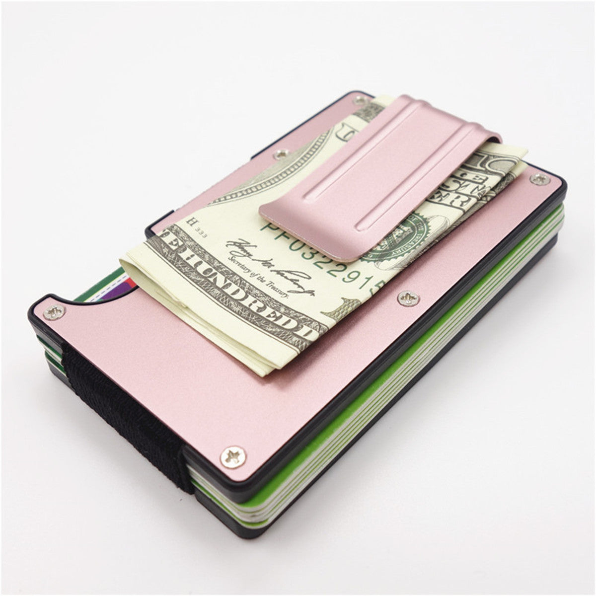 Wallets & Holders - RFID Blocking Metal Wallet Slim Minimalist Credit Card Holder Money Clip was ...