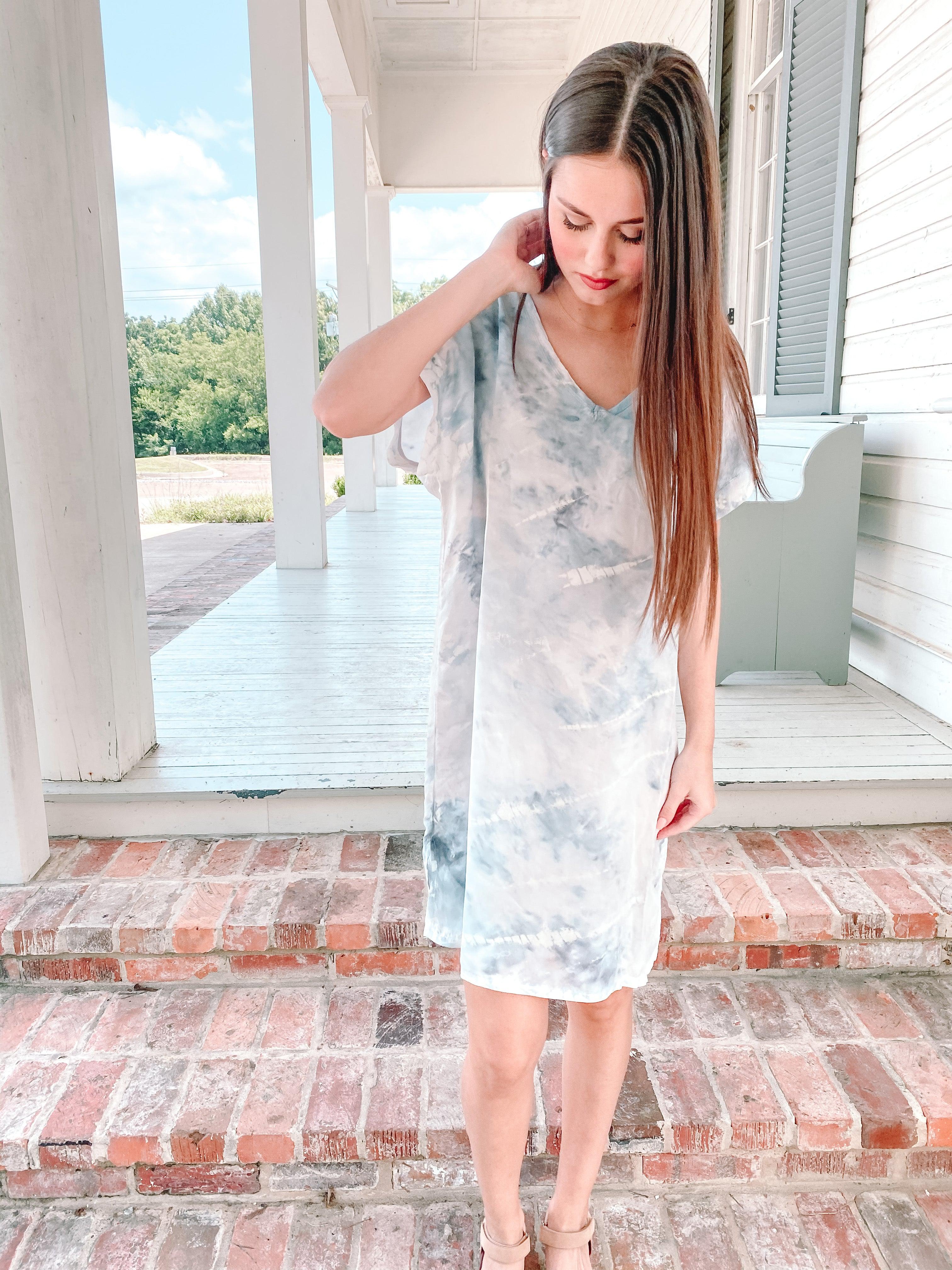 silk tee dress