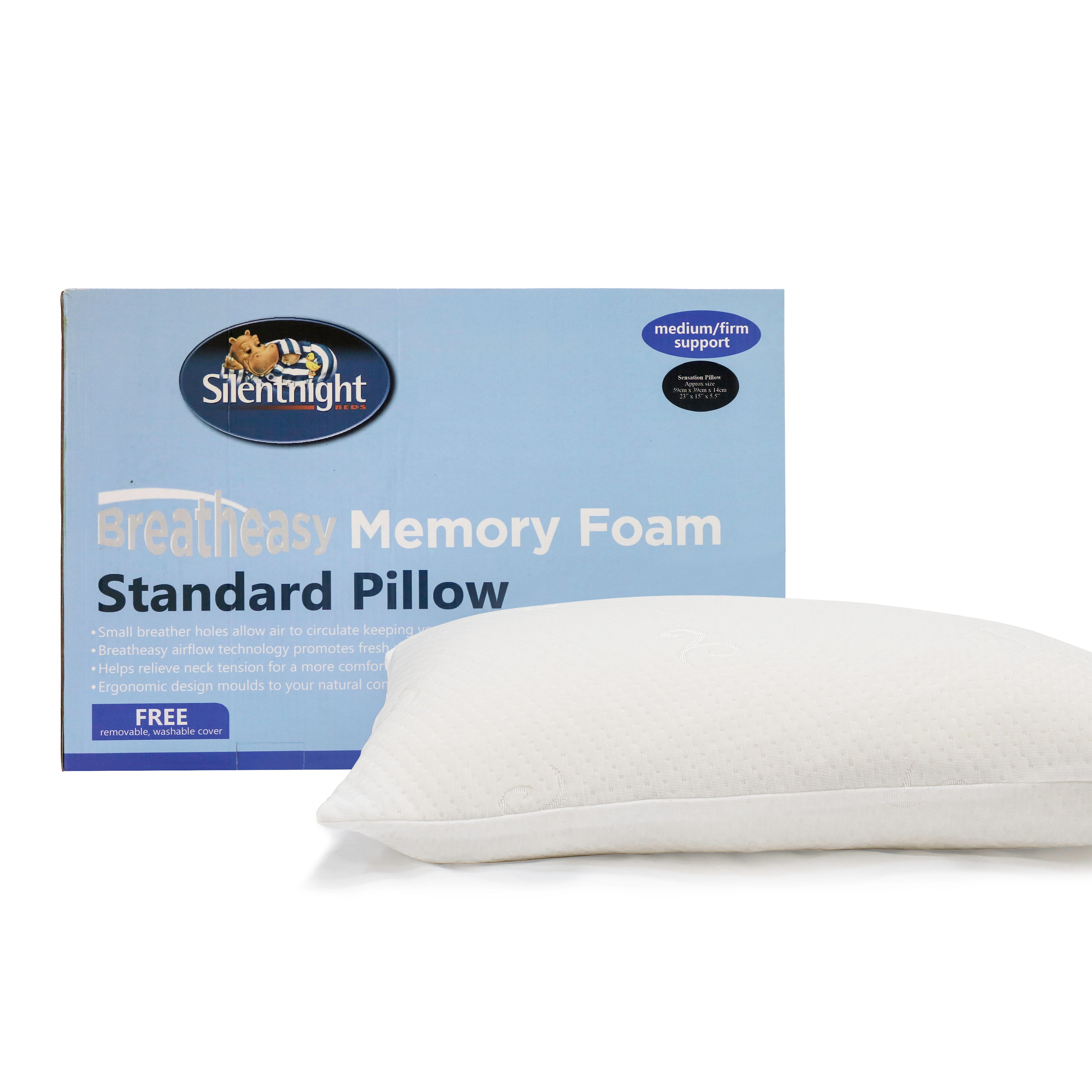 Silentnight memory hot sale foam pillow