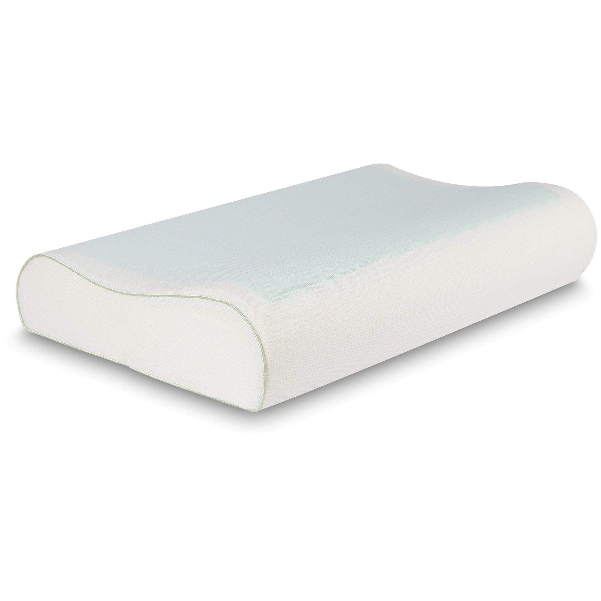 contour memory foam pillow