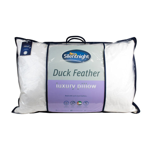 Silentnight pair of hot sale duck feather pillows