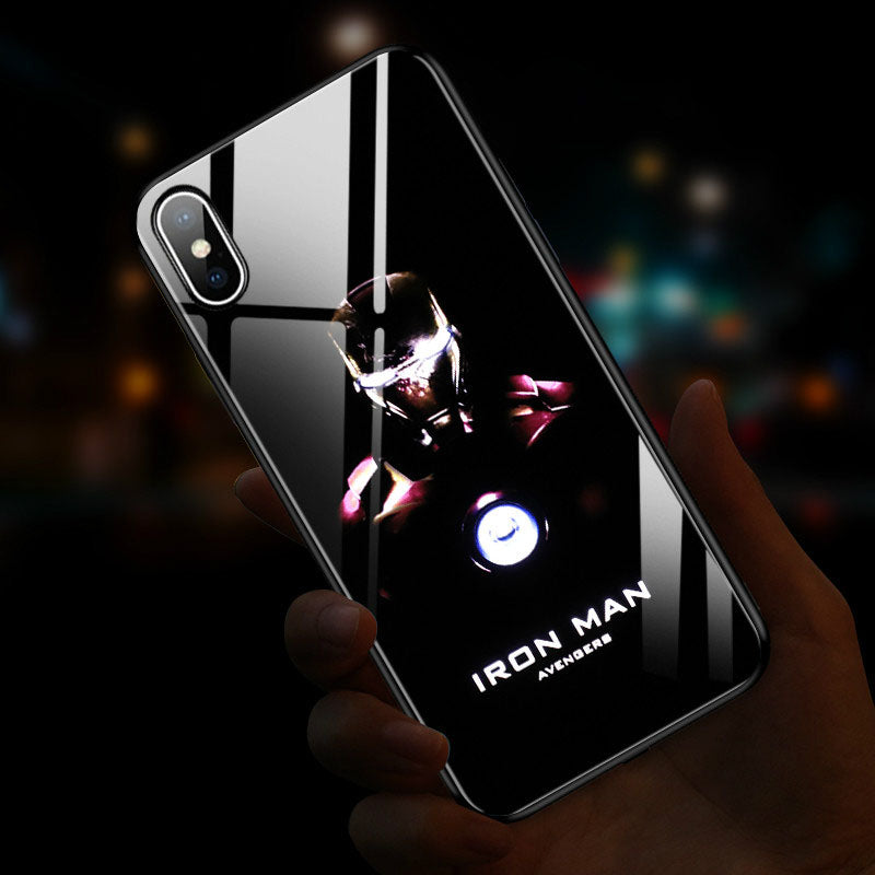 coque iphone xr marvel lumineuse