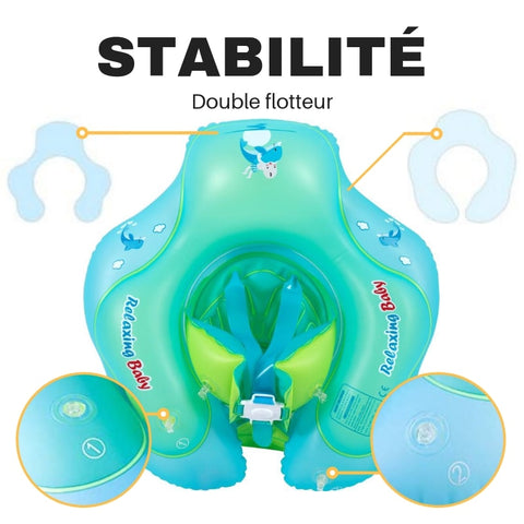 Bouée bébé stable avec ses 5 flotteurs