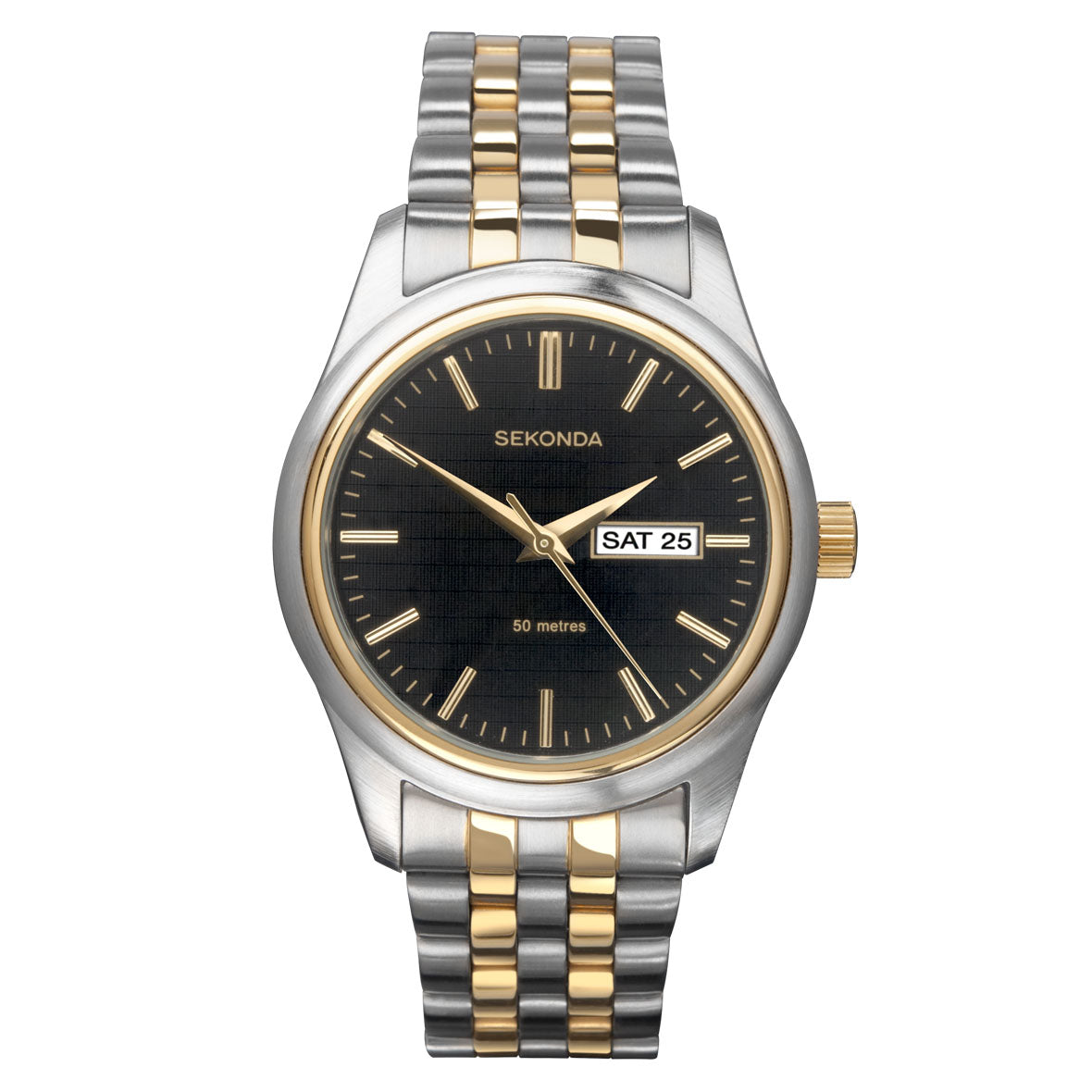 Classic Two-Tone Bracelet Watch 1002