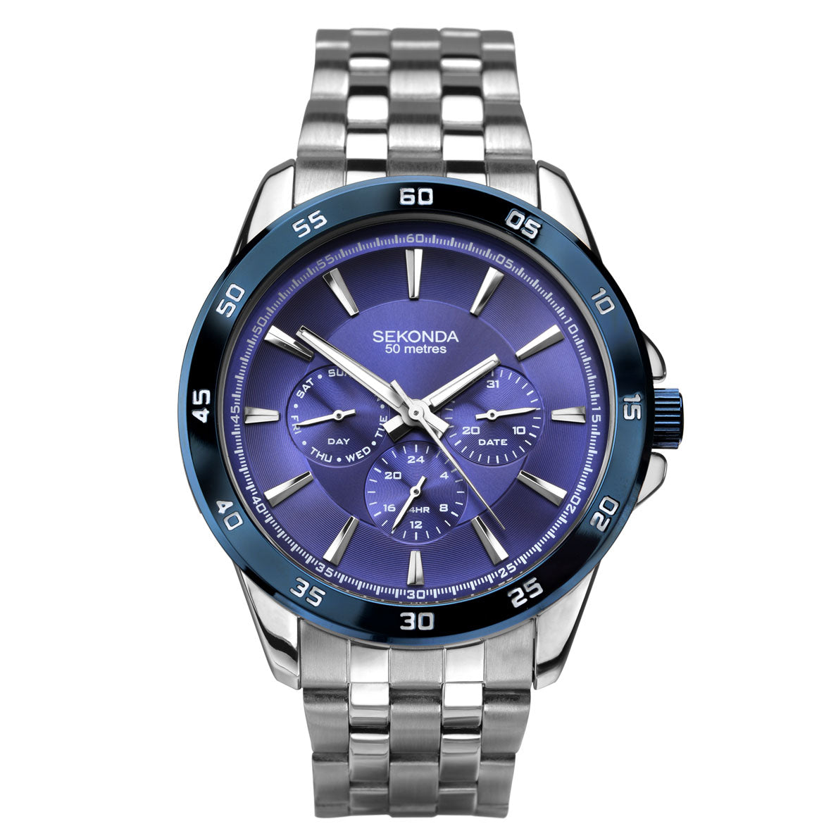 sekonda mens watch midnight blue