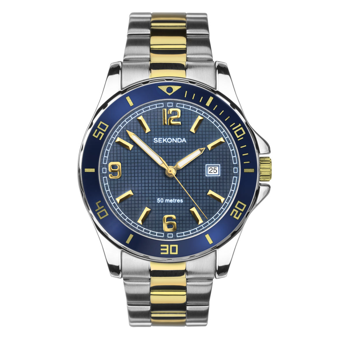 sekonda blue face watch