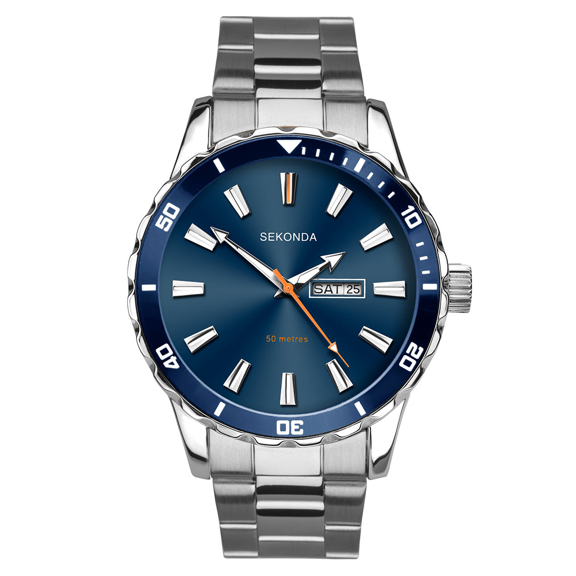 sekonda mens watch midnight blue