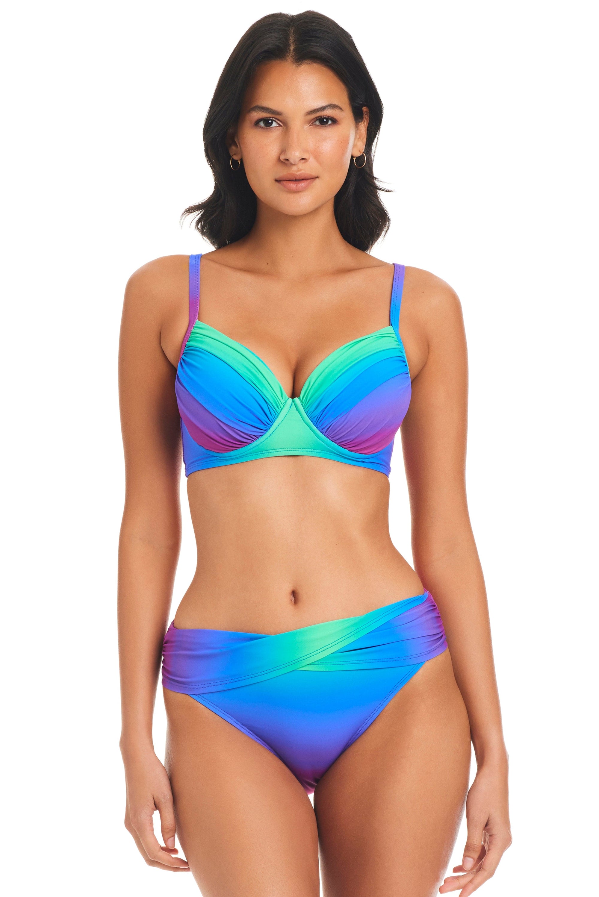 Komodo Bay Underwire Halter Bikini Top - AS204004 - Aqua – Ashley's  Lingerie & Swimwear