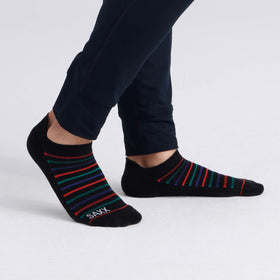 Secondary Product image of Whole Package 2-Pack Low Show Socks Gent Stripe/Black Heather
