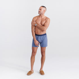 Secondary Product image of DropTemp™ Cooling Sleep Loose Fit Boxer Dark Denim Heather
