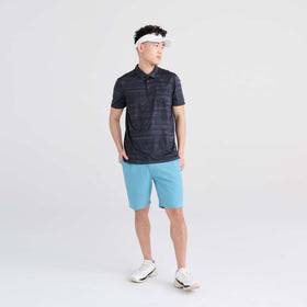 Secondary Product image of DropTemp™ All Day Cooling Short Sleeve Polo Shade Stripe- Turbulence
