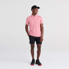 Secondary Product image of DropTemp™ All Day Cooling Short Sleeve Polo Gumball Heather
