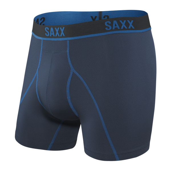 Kinetic HD Men's Boxer Brief - Navy/City Blue | – SAXX Underwear Canada